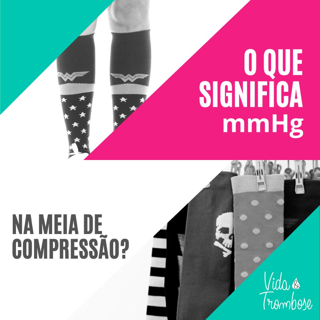 O que significa mmHg na meia de compressão?