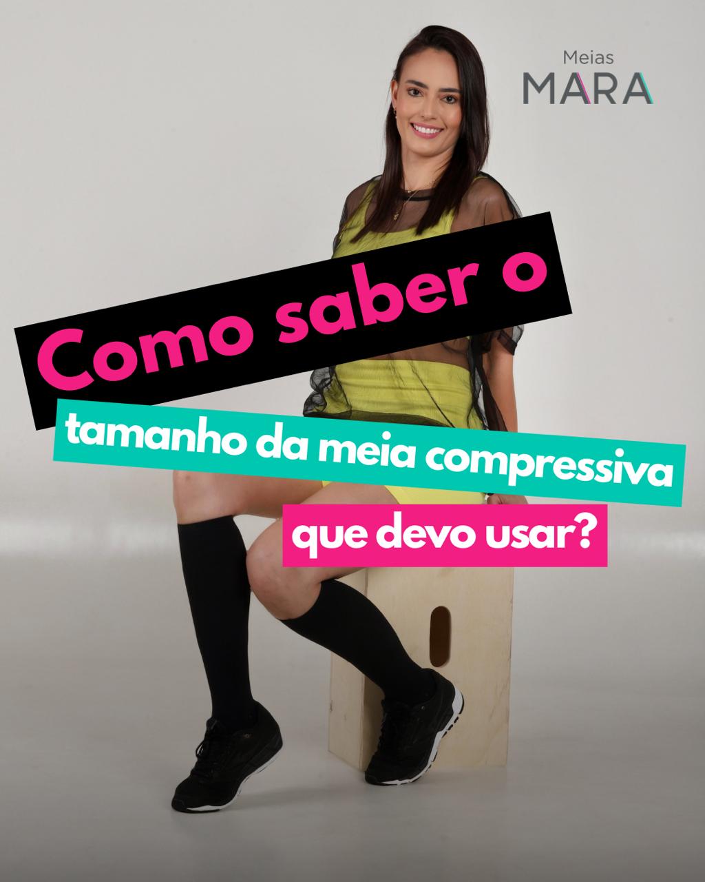 Como saber o tamanho da meia compressiva que devo usar